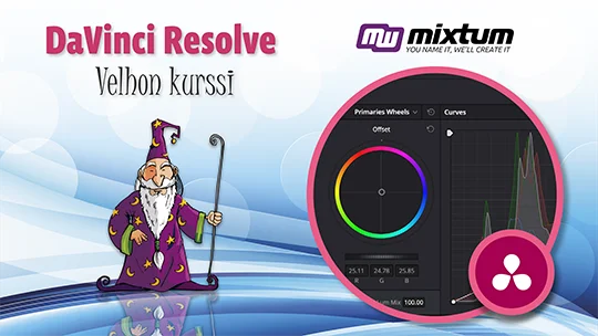 Blackmagic DaVinci Resolve koulutus ja kurssit